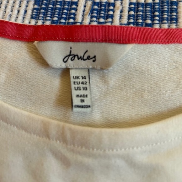 Joules Cotton Stripe Marine top/tunic (L) - Picture 2 of 6